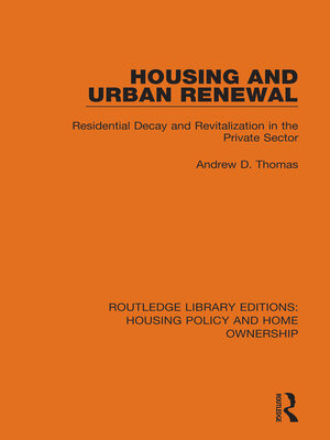 cover image of Housing and Urban Renewal